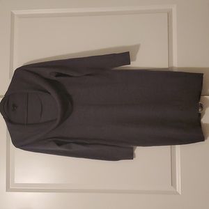 Talbots Gray Heather Cowlneck Sweater Dress